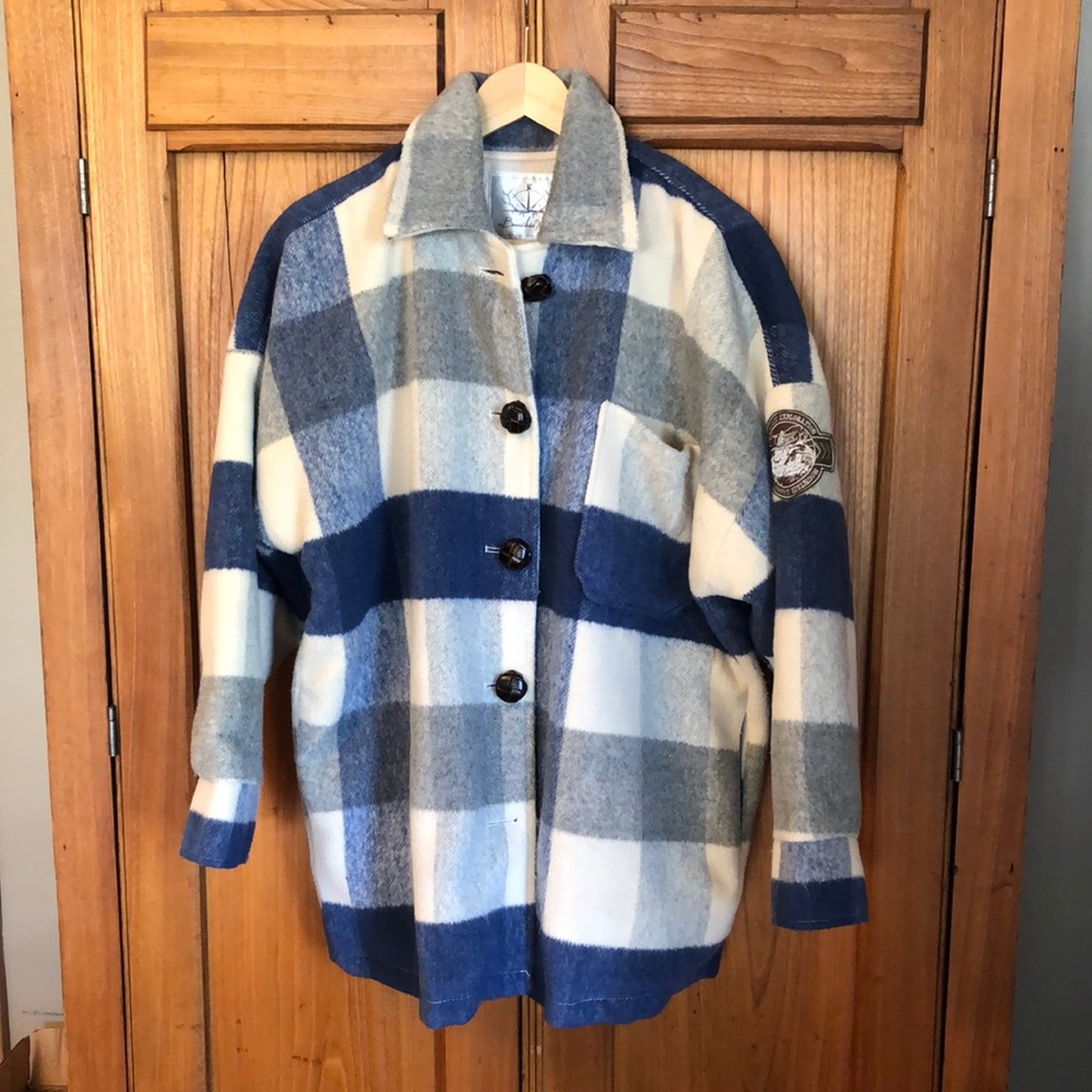 Oversized quilted shacket from Boundless North
